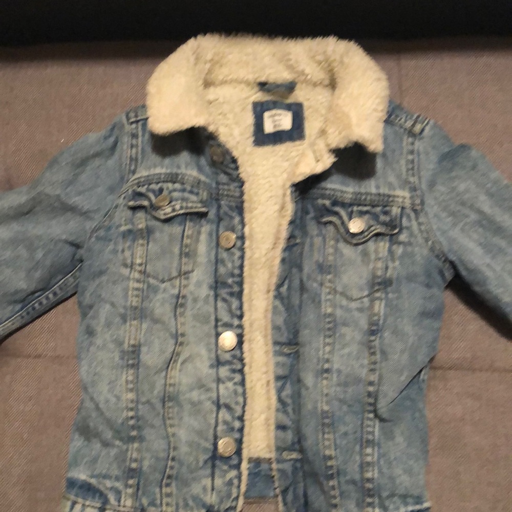 Baby Gap size 5 Wool Lined Denim Jacket